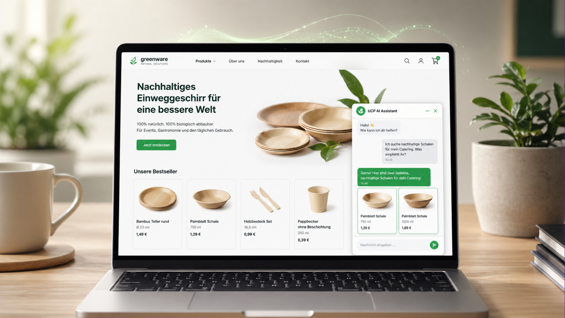 UCP Chat-Widget im Shopware-Storefront